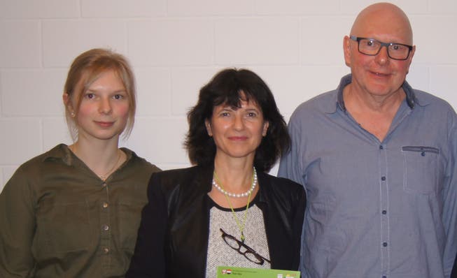 Der Vorstand der SVP Egerkingen (v.l.): Karin von Rohr (Aktuarin), Diana Stärkle (Präsidentin) und Konrad von Rohr (Kassier).
