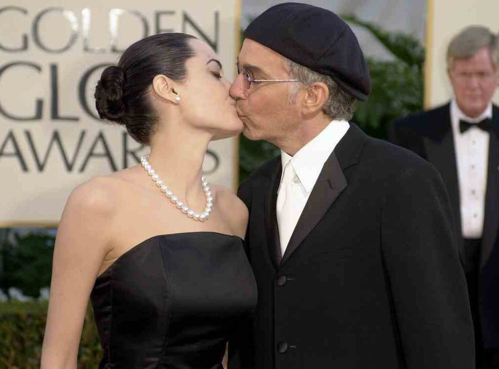Angelina Jolie mit ihrem früheren Ehemann Billy Bob Thornton anlässlich der Golden Globe Awards in Beverly Hills.