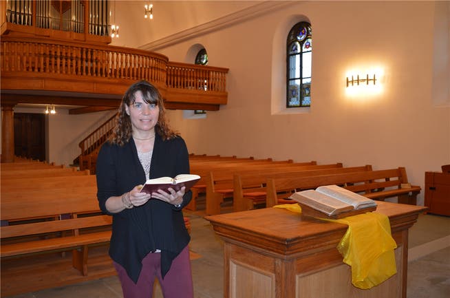 Die 52-jährige Christina Koenig hat die Pfarrwahl in der reformierten Kirche in Rothrist gemeistert. KF