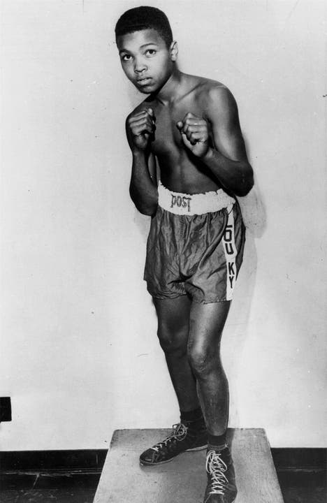 Der 12-jährige Muhammad Ali, der als Cassius Clay geboren wurde.