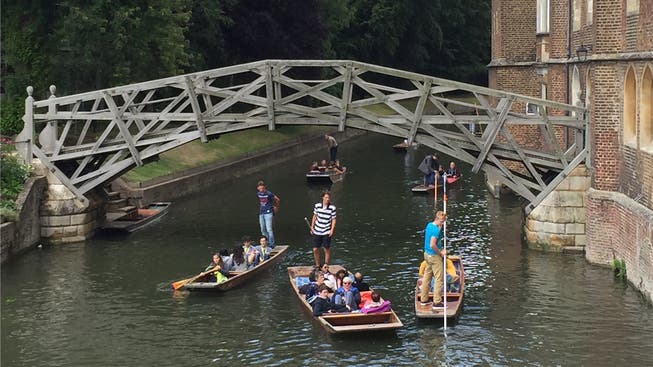 Ein Ausflug zur Mathematical Bridge in Greenwich gehörte auch zum Mobilitätsprojekt in London.