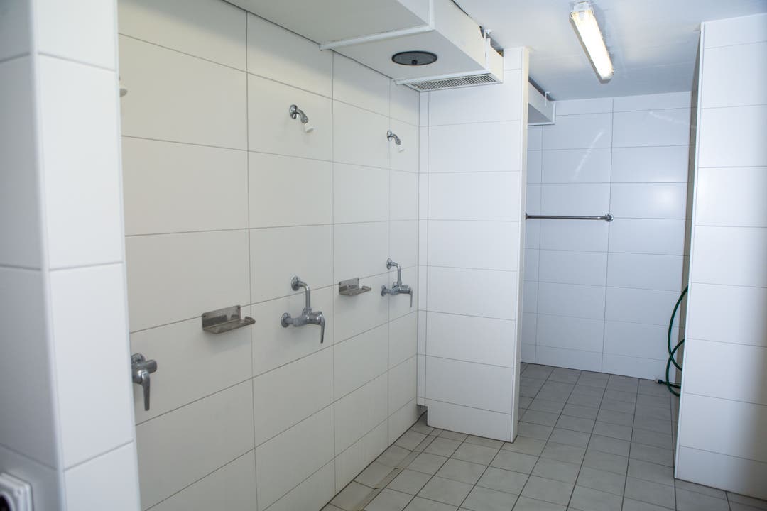 Die Garderoben und Duschen wurden funktionsgerecht saniert