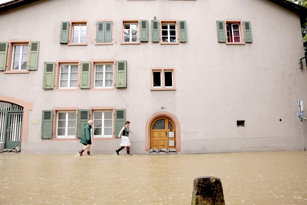 Hochwasser in Muttenz