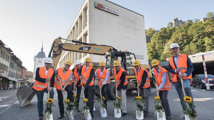 Bypass-Operation über dem «Blinddarm»: Startschuss für den Bau des Schlossberg-Haus