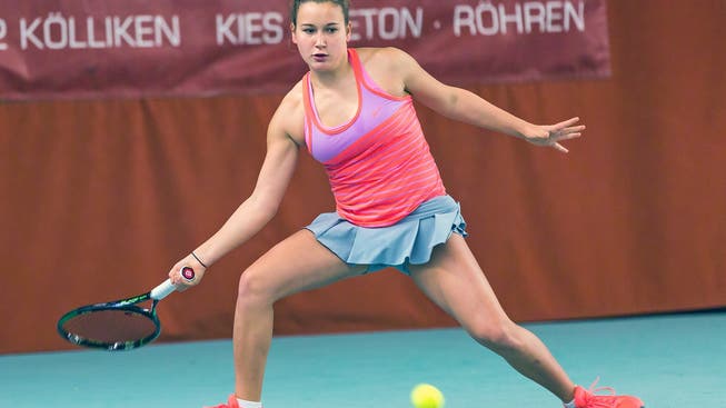 Die 17-jährige Walliserin Ylena In-Albon ist derzeit auf der internationalen Juniorentour enorm erfolgreich.