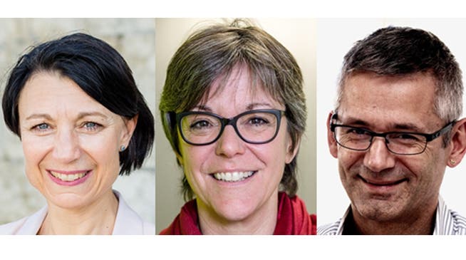 Yvonne Feri, Regula Dell’Anno und Pius Graf stellen sich gegen die Linksideologen.