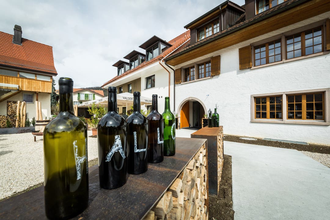 Das «Weinhaus am Bach» steht gegenüber dem «Hirschen» auf Aargauer Boden.