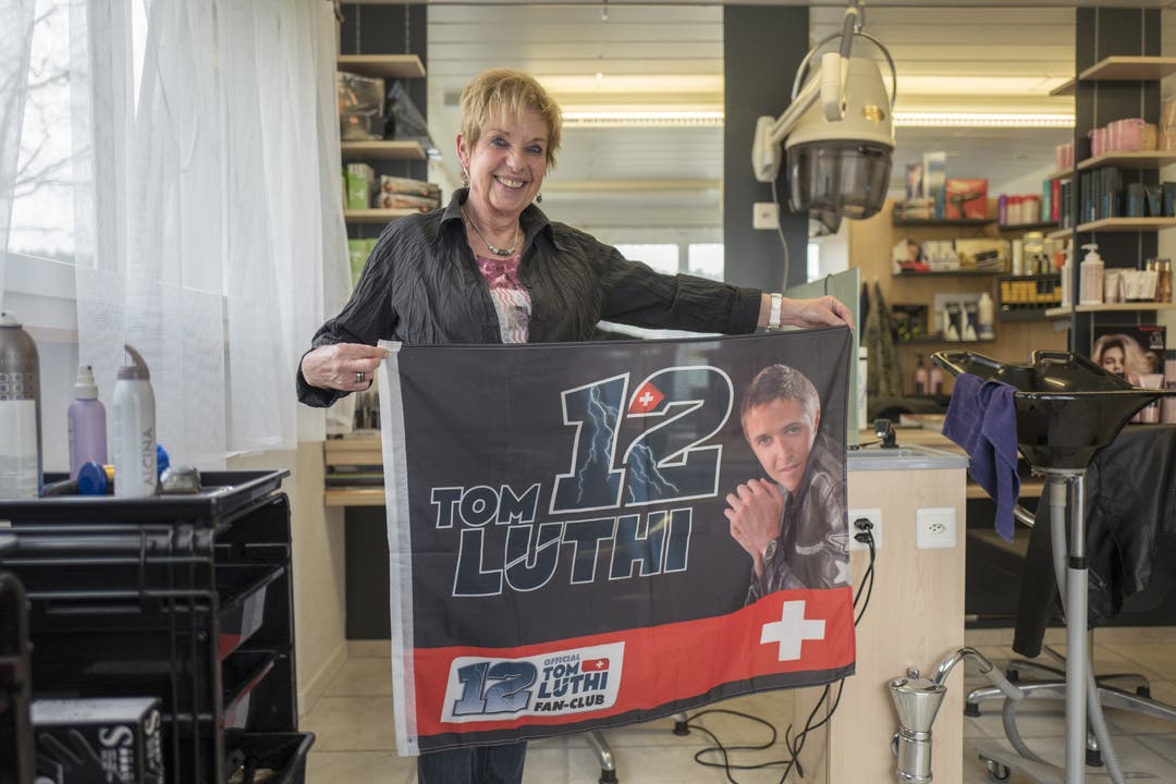 Heidi Tröhler ist die Präsidentin des Tom-Lüthi-Fanklubs. Sie führt den «Coiffeursalon Heidi».