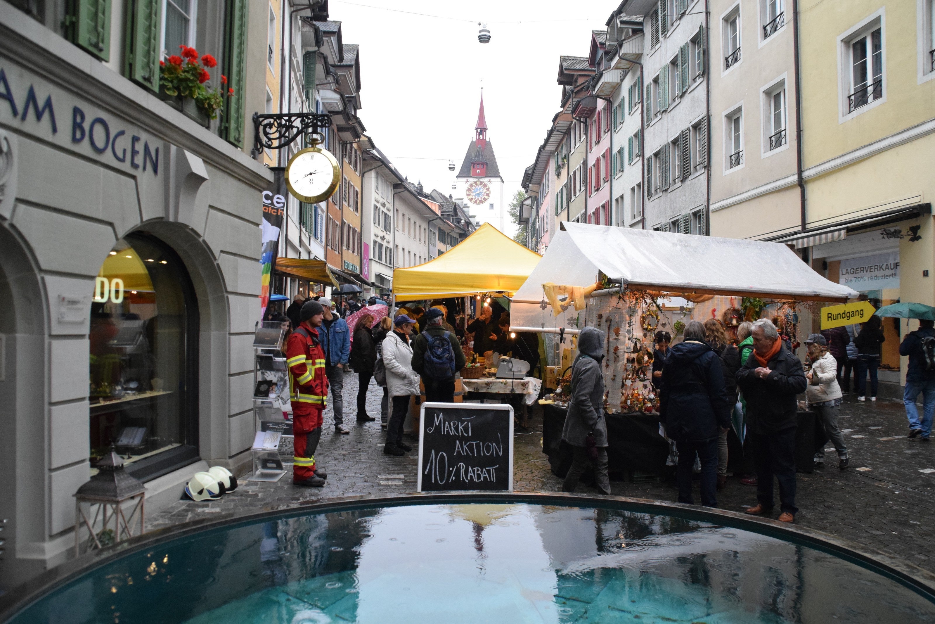 Bremgarten - Am Markt Der Vielfalt Fühlt Sich Auch König Arthur Wohl