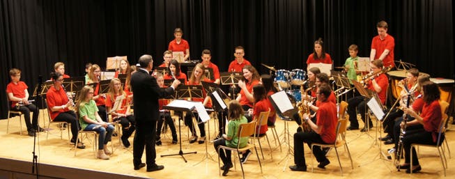 Die Jugendmusik Aaregäu zeigte unter der Leitung von Roland von Arb eine beeindruckende Leistung.