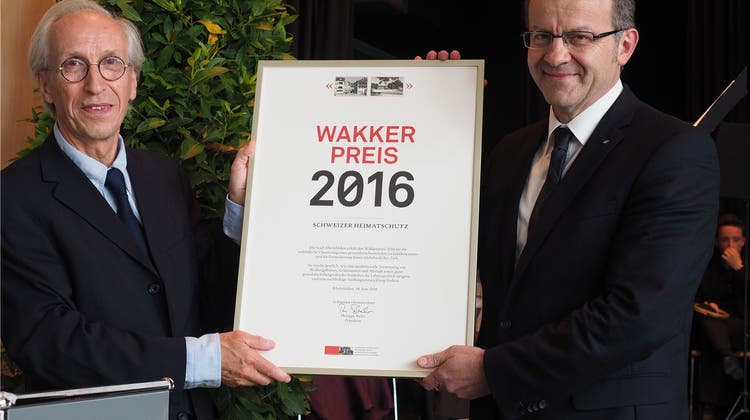 Franco Mazzi: «Der Wakker-Preis ist eine Verpflichtung für die Zukunft»