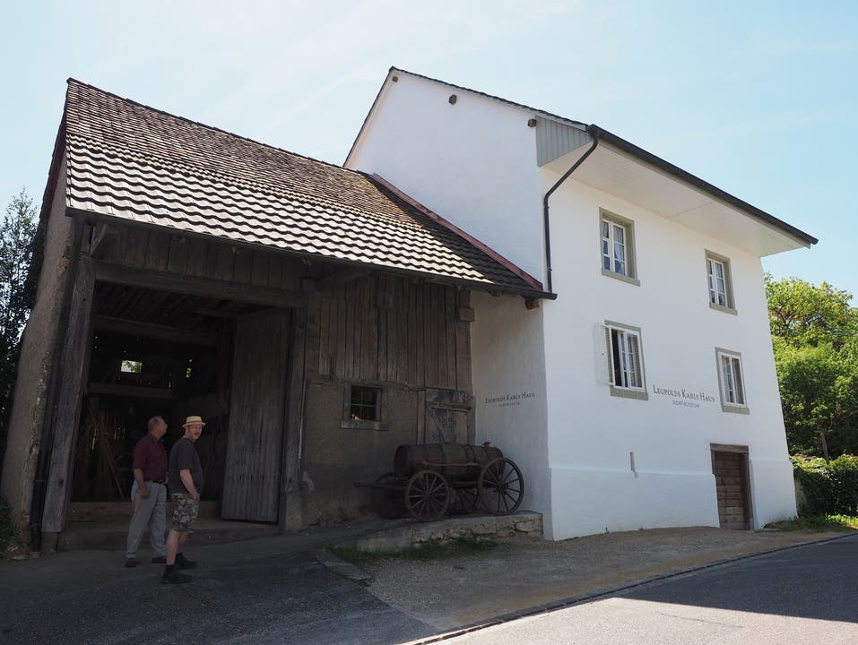 Von aussen wieder schmuck - das alte Taunerhaus, das jetzt Dorfmuseum ist