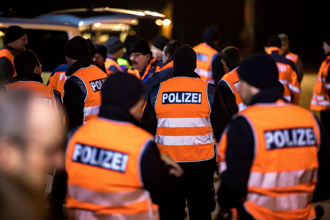 Rund 60 Polizisten standen im Kanton Solothurn im Einsatz.