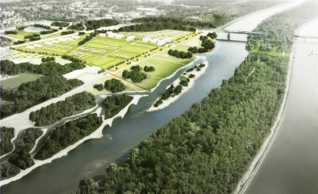 Der Park der Landesgartenschau 2022 führt das südbadische Neuenburg wieder an den Fluss, von dem es seit 1850 getrennt war.