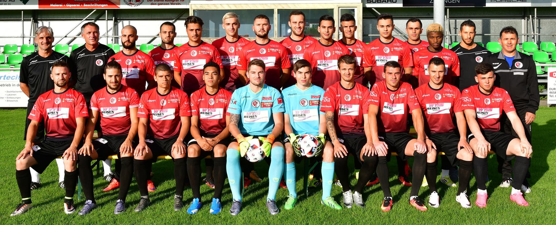 Die Mannschaft des FC Wangen in der Saison 2016/17