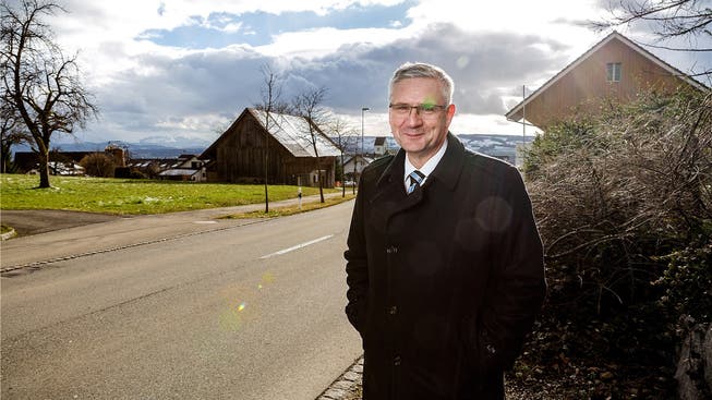 Gemeindeammann Andreas Glarner in Oberwil-Lieli. Seine Gemeinde will kejne Asylsuchende aufnehmen.