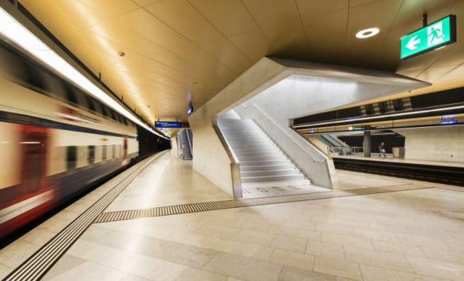 Auf der Durchmesserlinie zwischen Altstetten und Oerlikon könnte ein weiterer Tunnelbahnhof unter der ETH entstehen – wie hier unter dem Hauptbahnhof Zürich. Foto: Keystone