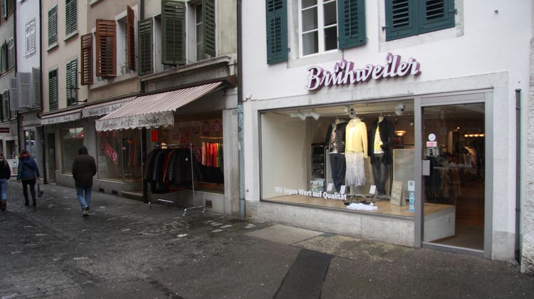 Modehaus Brühweiler geht zu – «es tut mir weh, dass ich aufhören muss»