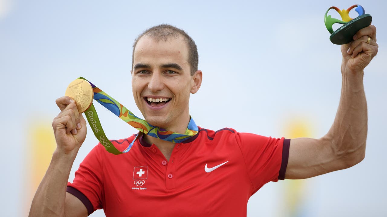 Nino Schurter gewinnt die Goldmedaille an den Olympischen Sommerspielen von Rio de Janeiro