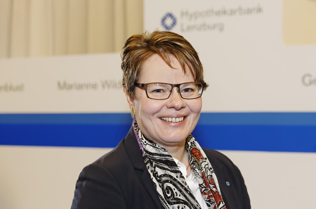 Marianne Wildi, CEO Hypothekarbank Lenzburg, in der Bez Lenzburg von 1978 bis 1981