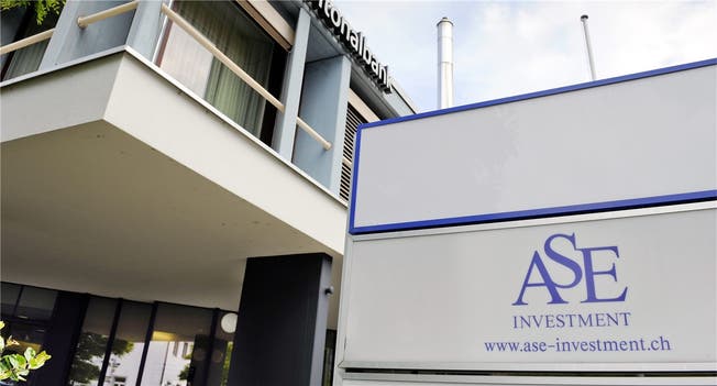 Betrieben wie ein klassisches Schneeballsystem: Die Niederlassung der ASE Investment AG in Frick.Walter Bieri/Keystone