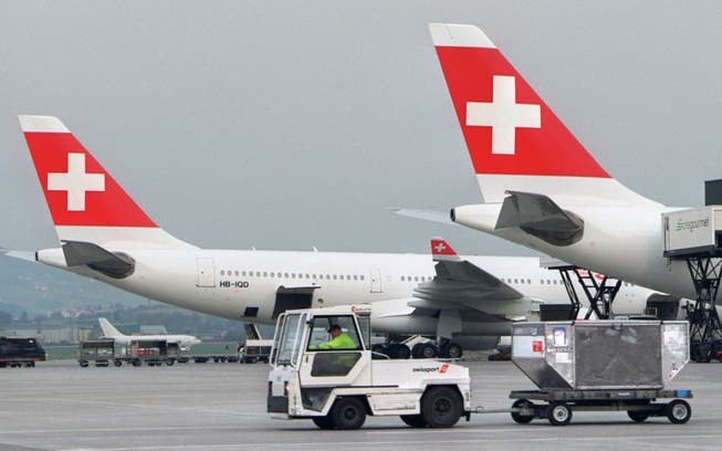 Bis auf Weiters fliegen keine Swiss-Maschinen nach Griechenland. (Archiv)