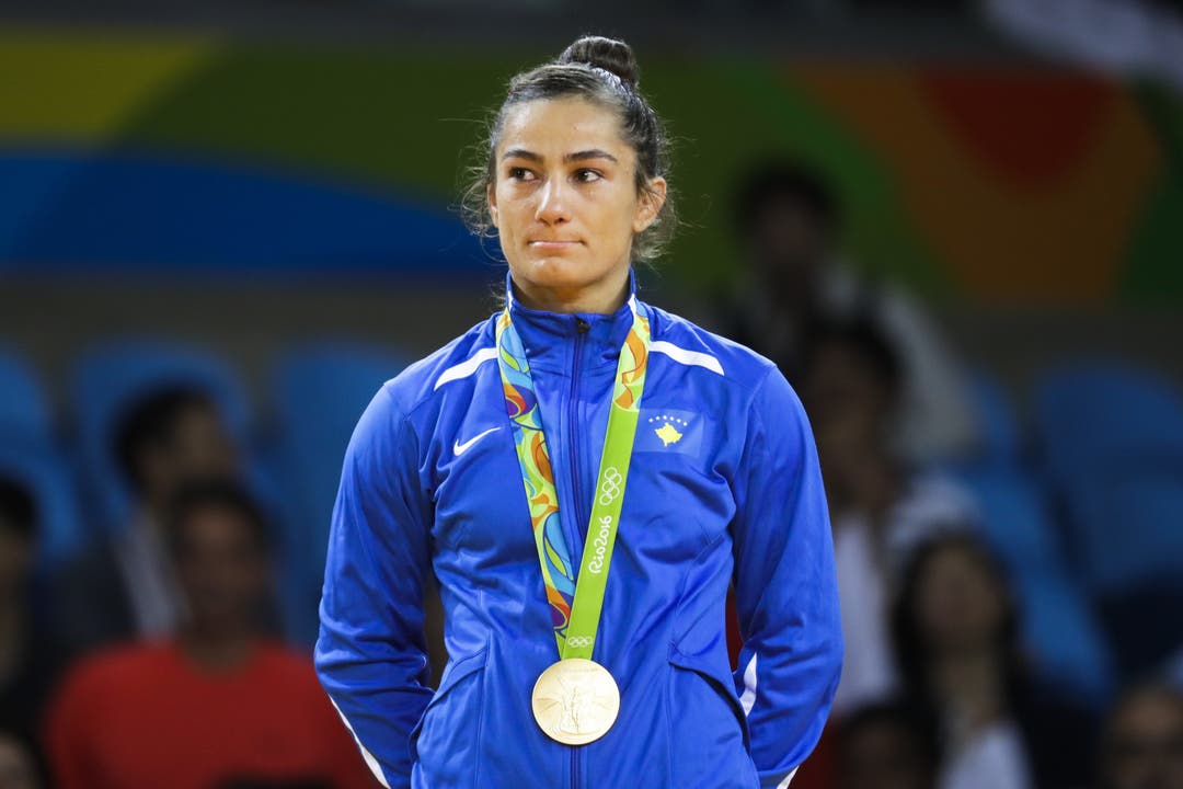 Majlinda Kelmendi gewinnt für Kosovo das erste Olympiagold in der Geschichte des Landes.