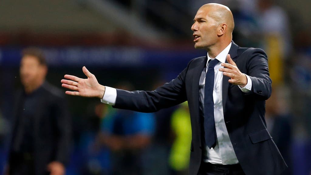 Real-Trainer Zinédine Zidane.
