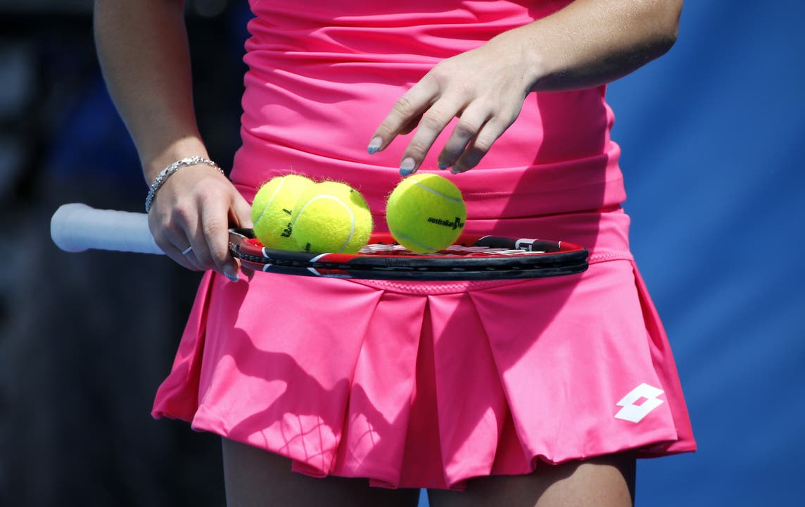 Hübsche Nägel – sie gehören Katerina Siniakova: Ob die Nägel beim Tennisspielen nicht in die Quere kommen?
