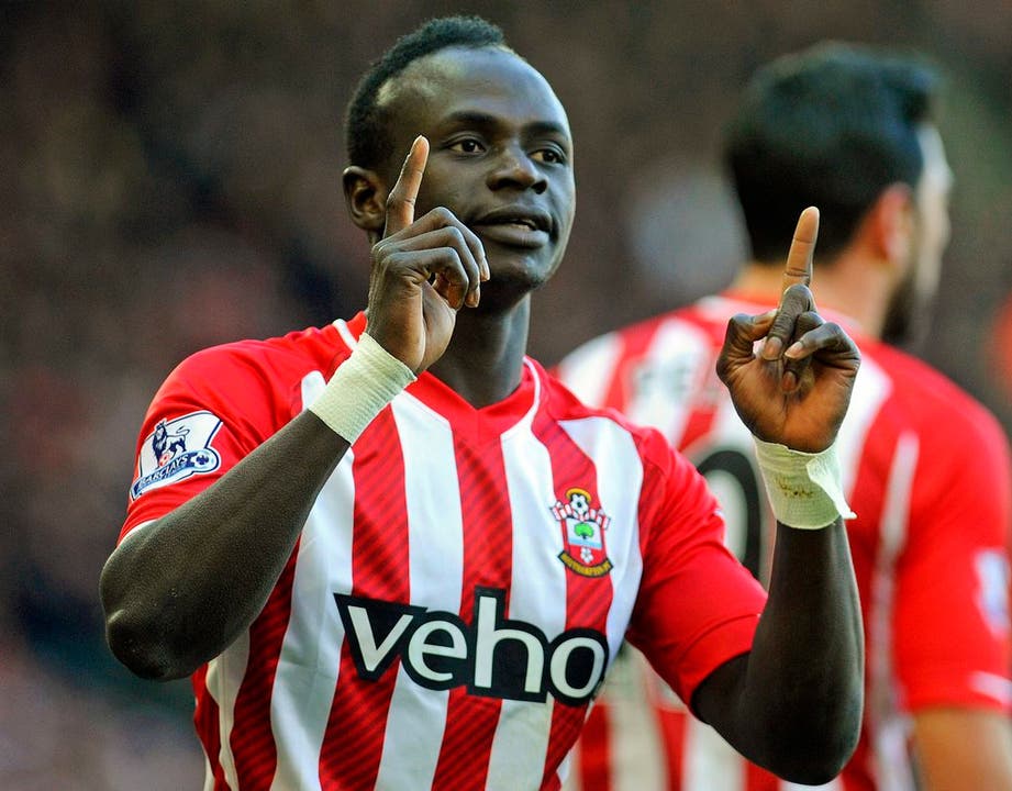 5. Sadio Mané, 41.2 Mio Euro: Der Senegalese wechselt vom FC Southampton zum FC Liverpool.