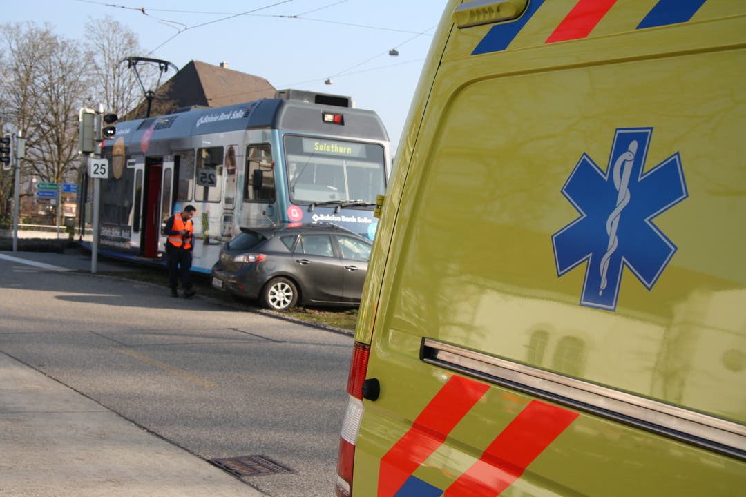 Die Ambulanz vor Ort