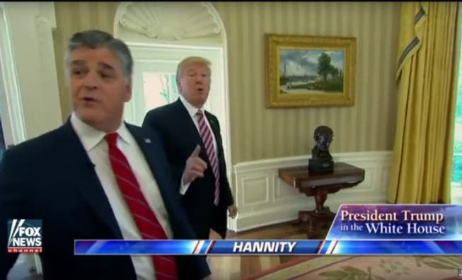 Sean Hannity ist das Aushängeschild von Fox News und hat einen direkten Draht zu US-Präsident Donald Trump. Foto: HO, iStockphoto