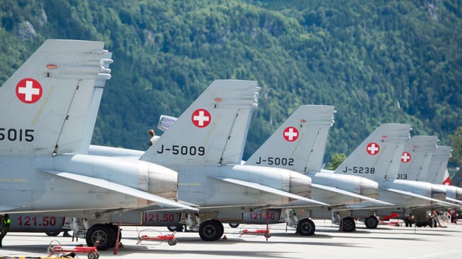 Die Schweizer Luftwaffe tickt international. (Symbolbild)