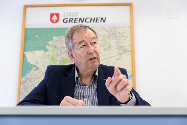 Robert Gerber, abtretender Chef der Grenchner Blaulicht-Organisationen.