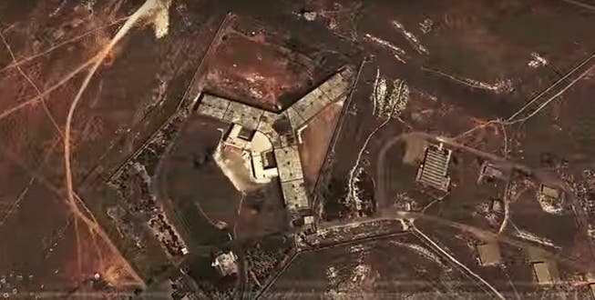 Tausende Zivilisten sollen hier hingerichtet worden sein: Das Saidnaja-Gefängnis von oben.