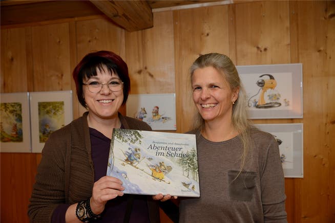 Ein erfolgreiches Duo mit viel Gespür für die kindliche Vorstellungskraft: Autorin Karin Norup-Schreier (rechts) und Illustratorin Annika Svensson.