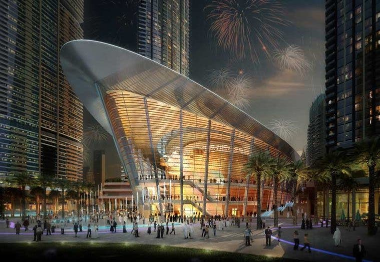Das Dubai Opera House befindet sich im Bau und soll in Kürze fertig werden.