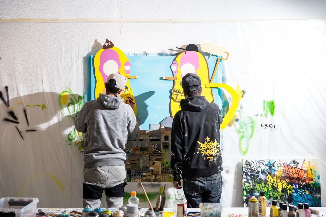Die Brüder Senn nennen sich als Graffiti-Künstler One Truth