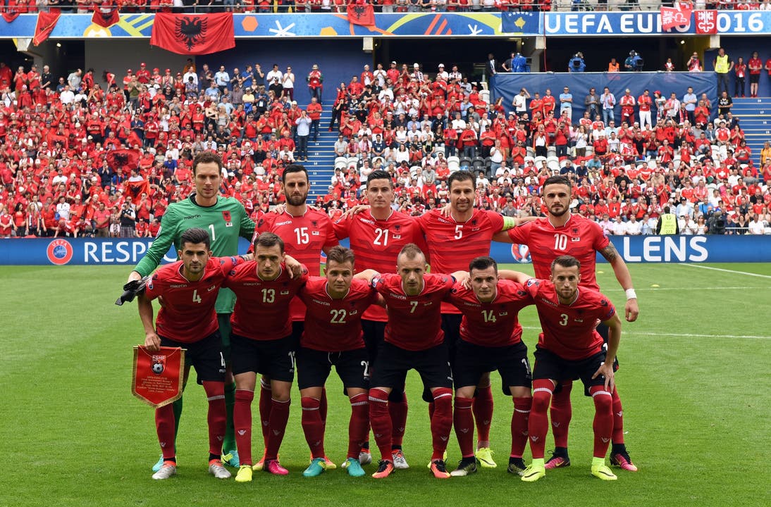 Das albanische Team