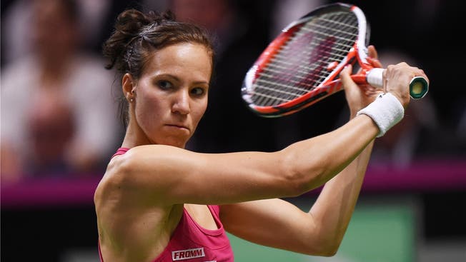 Viktorija Golubic begeisterte im Fed-Cup mit zwei Siegen im Einzel für die Schweiz.
