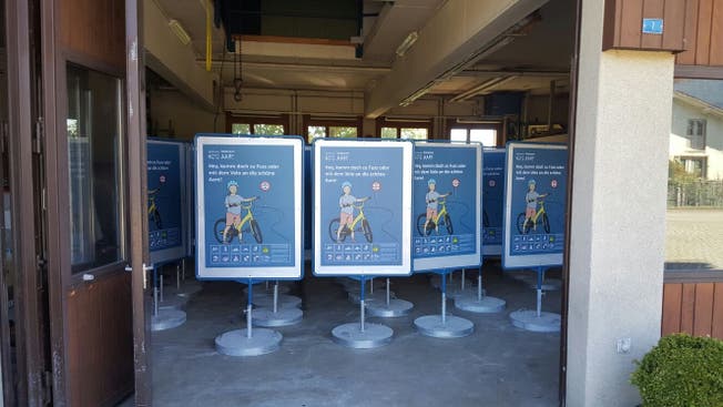 Die erfolgreichen «Öisi Aare»-Plakate vom letzten Jahr stehen wieder zum Einsatz im Aareraum bereit, dazu werden noch neue Sujets kommen.