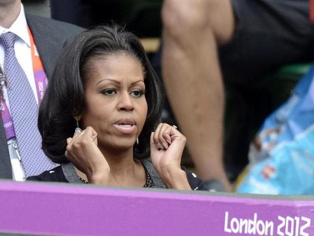 Michelle Obama fiebert in London mit den Athleten mit