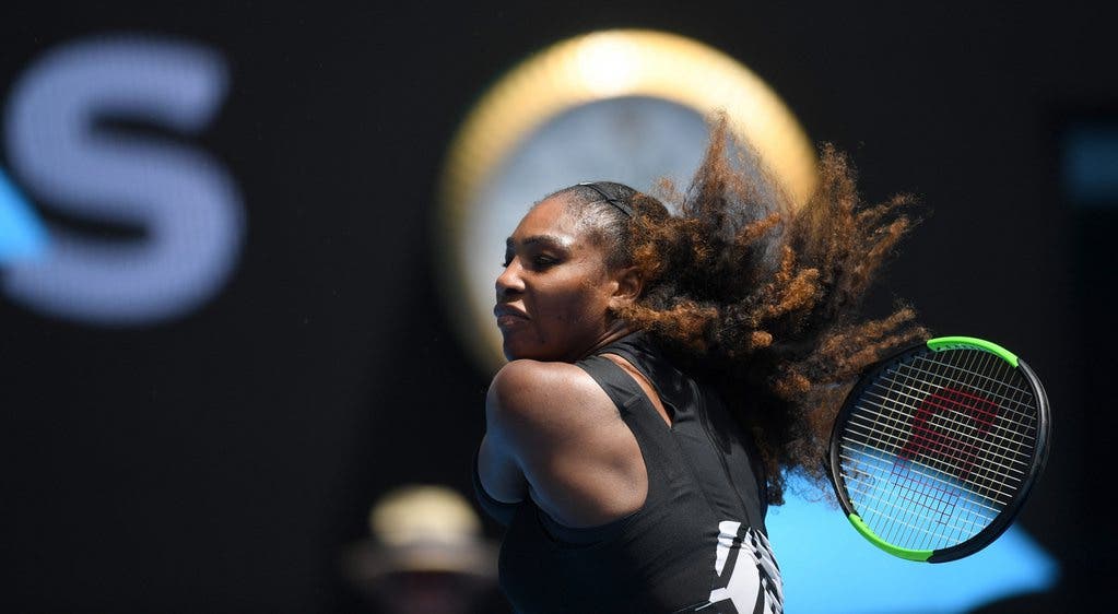 Sie hat die Haare schön: Serena Williams steht im Viertelfinal des Australian Opens.