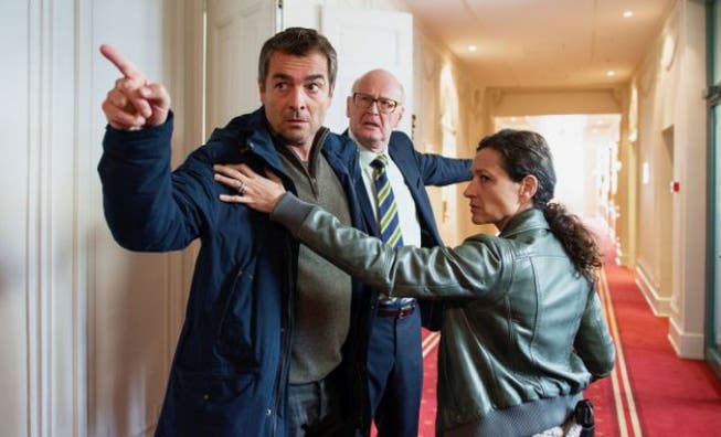 Kommissar Flückiger (Stefan Gubser) wird aggressiv im neuen «Tatort – Verfolgt». Mit Delia Mayer als Liz Ritschard.