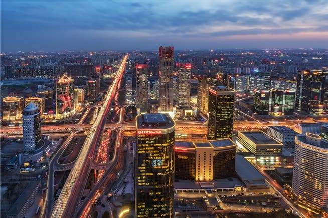 Grossstädte wie Peking (Bild) schlafen nie und sind ständig in Bewegung. Werden Sie künftig von Bauarbeiter-Drohnen instand gehalten?Thinkstock