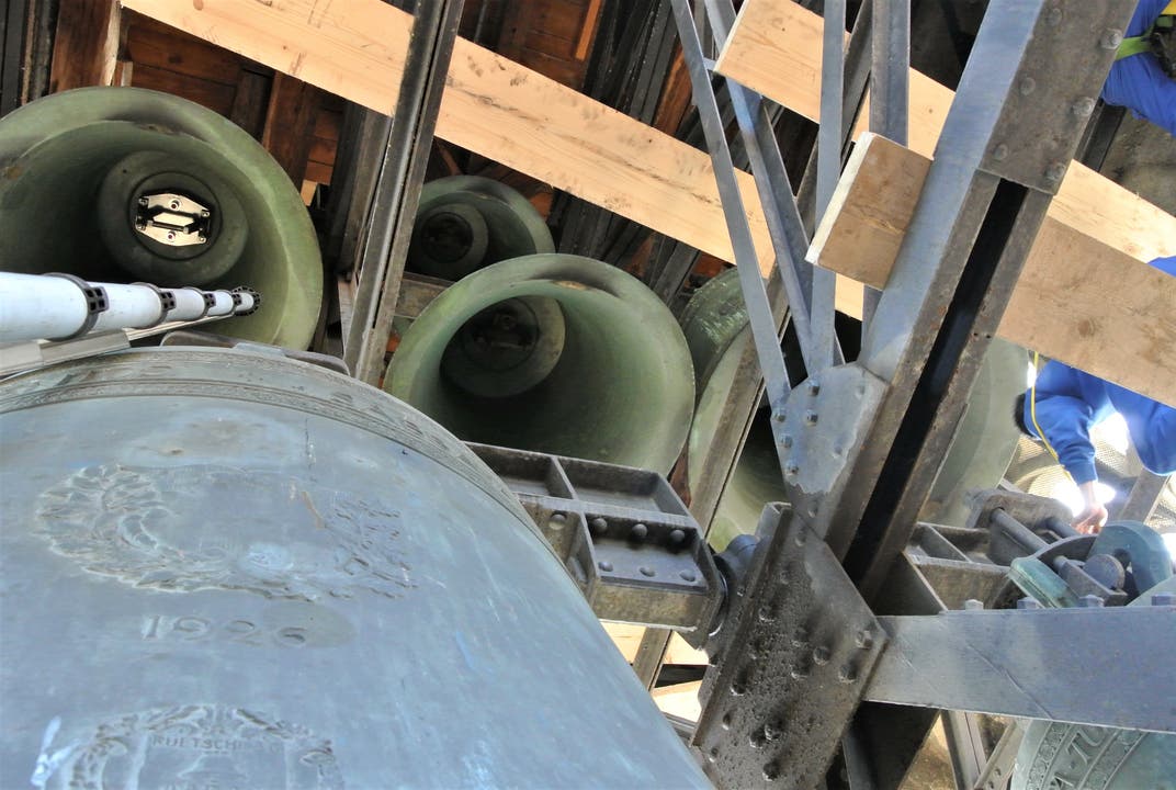 Die Glockenstube umfasst insgesamt sechs Glocken.