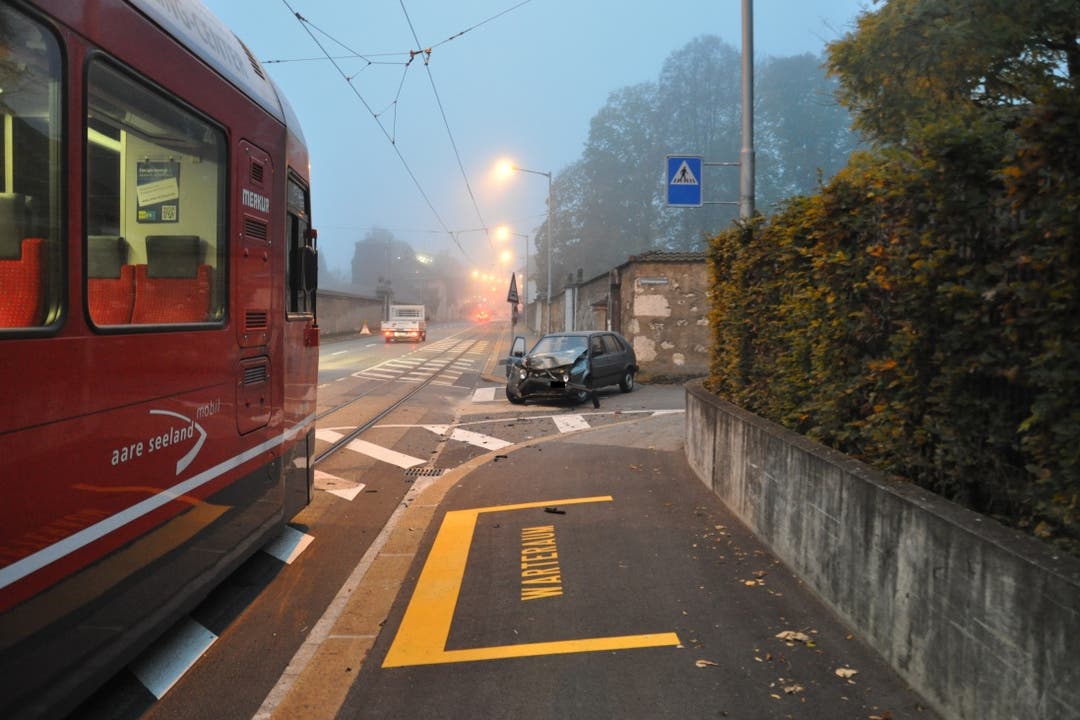 31. Oktober 2012: Innert weniger Stunden kommt es in Solothurn gleich zu zwei Unfällen mit dem Bipperlisi - und erst noch am selben Ort.