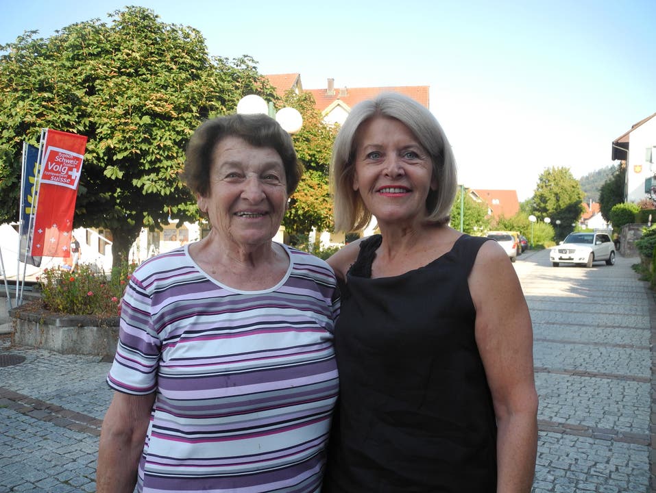 Armida Frei (links) und Gerda Wolfensberger