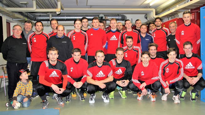 Die erste Mannschaft des FC Subingen.