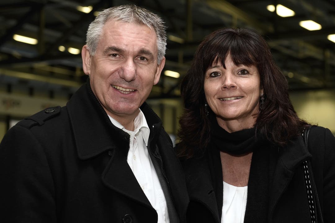 Regierungsrat Alex Hürzeler mit seiner Frau Ursula. „Das ist ein Meilenstein für den Aargauer Sport“, freut sich der Sportminister.